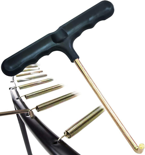Trampoline spring pull - spring, tool